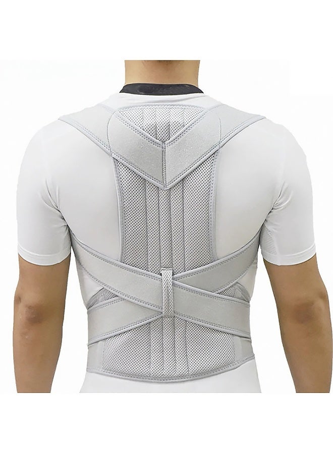 حزام تصحيح وضعية الجسم، مصحح وضعية الكتف، مشد تقويمي غير مرئي لدعم الظهر بشكل مستقيم، لتخفيف آلام الظهر (مقاس كبير جدًا) - Image 5